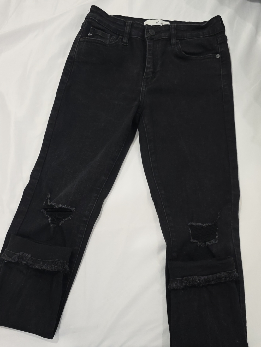 KanCan Black Distressed Jeans